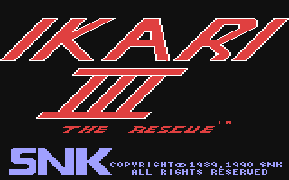 C64 GameBase Ikari_III_-_The_Rescue SNK 1990