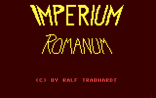 C64 GameBase Imperium_Romanum CA-Verlags_GmbH/Commodore_Disc 1988