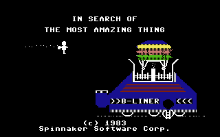 C64 GameBase In_Search_of_the_Most_Amazing_Thing Spinnaker_Software 1983
