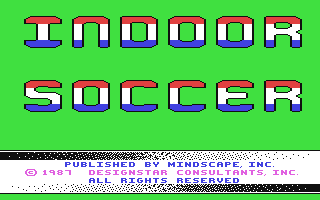 C64 GameBase Indoor_Soccer Mindscape,_Inc. 1989