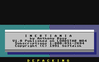 C64 GameBase Inertiania_-_Land_of_Motion Loadstar/Softdisk_Publishing,_Inc. 1991