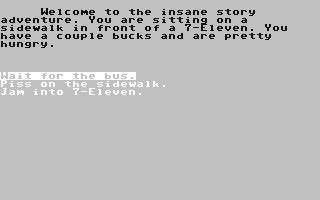 C64 GameBase Insane_Story_Adventure