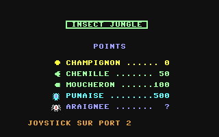 C64 GameBase Insect_Jungle Hebdogiciel 1986