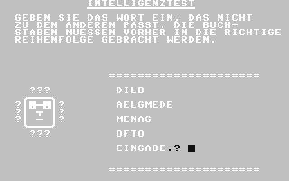 C64 GameBase Intelligenztest Roeske_Verlag/Compute_mit 1984