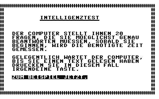 C64 GameBase Intelligenztest (Public_Domain)