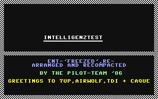 C64 GameBase Intelligenztest 1986