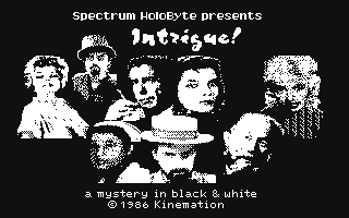 C64 GameBase Intrigue! Spectrum_HoloByte 1987