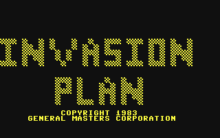 C64 GameBase Invasion_Plan ALA_Software 1983