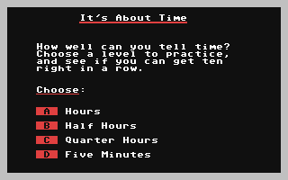 C64 GameBase It's_About_Time Micrograms,_Inc. 1986