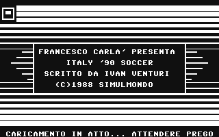 C64 GameBase Italy_'90_Soccer_-_Nuova_Versione Simulmondo 1989