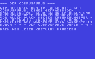 C64 GameBase jagende_Compusaurus,_Der Pflaum_Verlag_München 1985