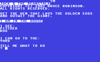 C64 GameBase Jack_&_the_Beanstalk Victory_Software 1982