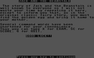 C64 GameBase Jack_and_the_Beanstalk River_Software