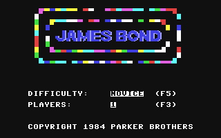 C64 GameBase James_Bond Parker_Brothers 1984