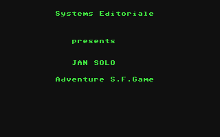 C64 GameBase Jan_Solo Systems_Editoriale_s.r.l./Commodore_(Software)_Club 1986
