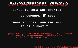 C64 GameBase Japanese_Bird (Public_Domain) 1987