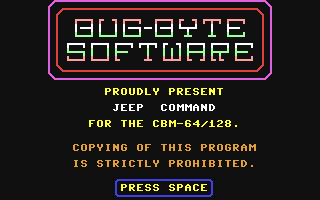 C64 GameBase Jeep_Command Bug-Byte 1986