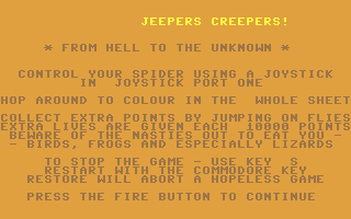 C64 GameBase Jeepers_Creepers! Softek