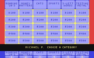 C64 GameBase Jeopardy! ShareData,_Inc. 1987