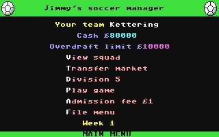 C64 GameBase Jimmy's_Soccer_Manager Beyond_Belief 1992