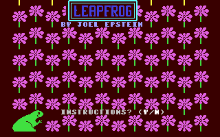 C64 GameBase Joel's_Leapfrog Loadstar/Softdisk_Publishing,_Inc. 1991