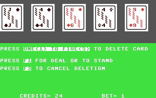 C64 GameBase Joker_Poker (Public_Domain) 1986