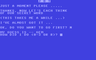 C64 GameBase Jot dilithium_Press 1983