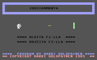 C64 GameBase Jousiammunta Tecnopress_Oy 1985