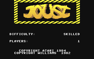 C64 GameBase Joust [Atarisoft] 1984