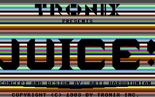 C64 GameBase Juice! Tronix 1983
