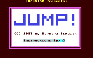 C64 GameBase Jump! Loadstar/Softdisk_Publishing,_Inc. 1987