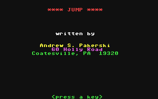 C64 GameBase Jump Loadstar/Softalk_Production 1984