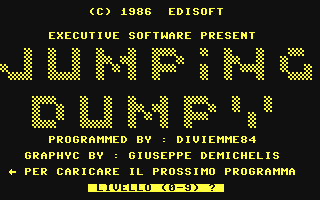 C64 GameBase Jumping_Dumpy Edisoft_S.r.l./Next_Game 1986