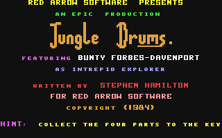 C64 GameBase Jungle_Drums Anirog_Software 1984