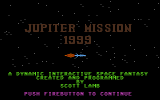 C64 GameBase Jupiter_Mission_1999 Avalon_Hill_Microcomputer_Games,_Inc. 1985