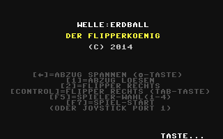 C64 GameBase Flipperkönig,_Der Welle:Erdball 2014