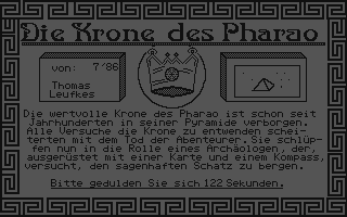 C64 GameBase Krone_des_Pharao,_Die Multisoft 1986