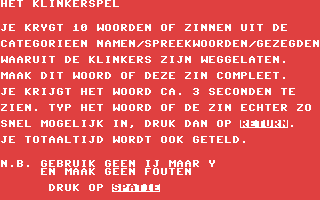 C64 GameBase Klinkerspel,_Het Courbois_Software 1984