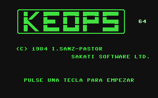 C64 GameBase KEOPS_64 Sakati_Software_Ltd. 1984
