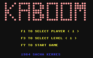 C64 GameBase Kaboom 1984