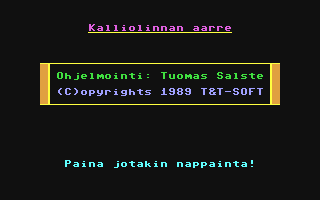 C64 GameBase Kallioluolan_aarre T&T-Soft 1989