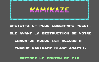C64 GameBase Kamikaze Hebdogiciel 1986