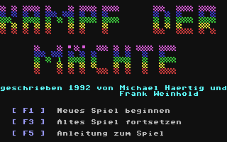 C64 GameBase Kampf_der_Mächte (Not_Published) 1993