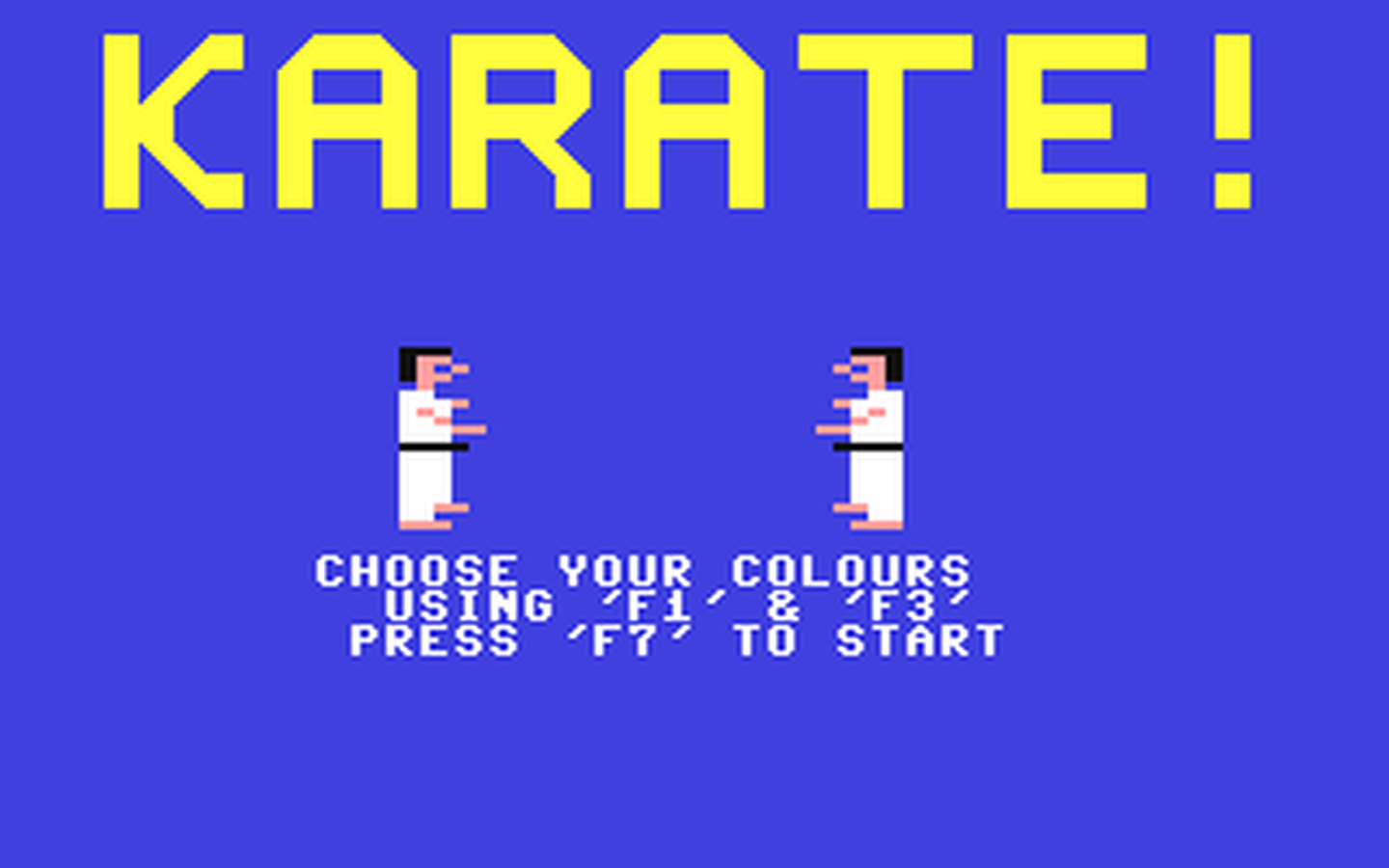 C64 GameBase Karate! Business_Press_International_Ltd./Your_Computer 1984