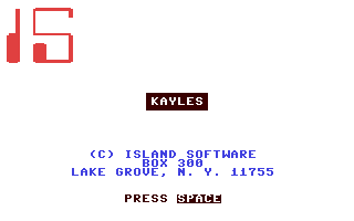 C64 GameBase Kayles Island_Software 1983