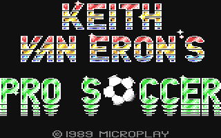 C64 GameBase Keith_Van_Eron's_Pro_Soccer MicroProse_Software/Microplay 1989
