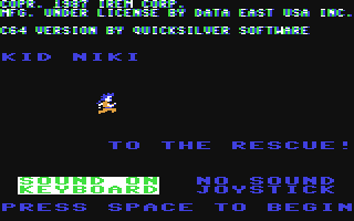C64 GameBase Kid_Niki_to_the_Rescue Data_East 1987