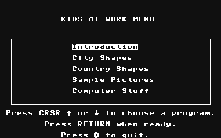 C64 GameBase Kids_at_Work Scholastic,_Inc. 1984