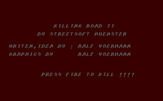 C64 GameBase Killing_Road_II (Created_with_SEUCK) 1993