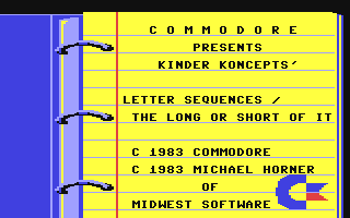 C64 GameBase Kinder_Koncepts_4_-_Letter_Sequences/The_Long_or_Short_of_it Commodore 1983